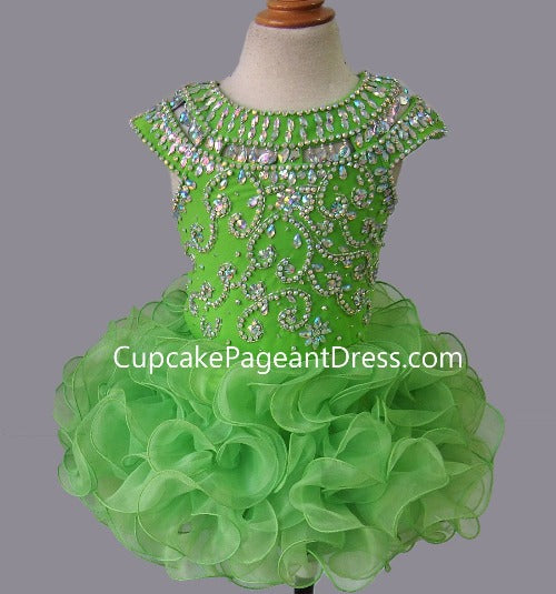 Glitz Newborn/Infant/toddler/baby/children/kids Girl's Pageant Dress - CupcakePageantDress